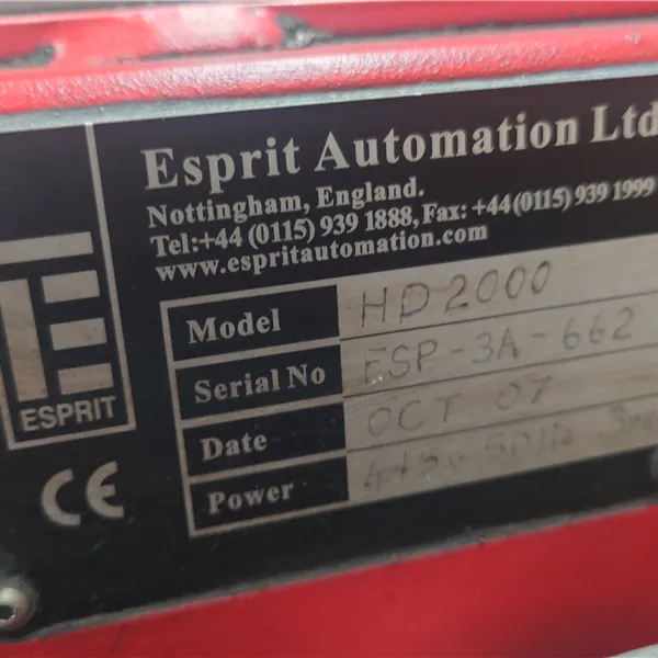 Esprit Lightning HD CNC Plasma cutter with Hypertherm HPR130