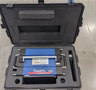 Swagelok M200 Orbital welder + Series 5 head + fixture block