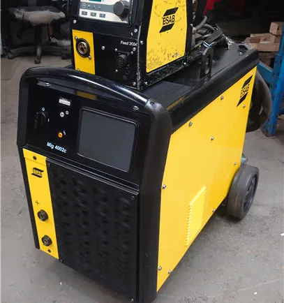 ESAB Origo MIG 4002c 5002 with 304 heavy duty wire feed unit