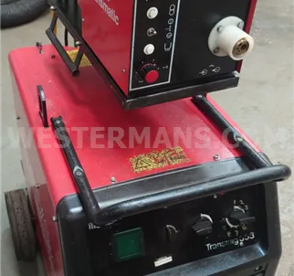 Murex Transmig 354 MIG welder with separate 4 Roll Wire Feeder